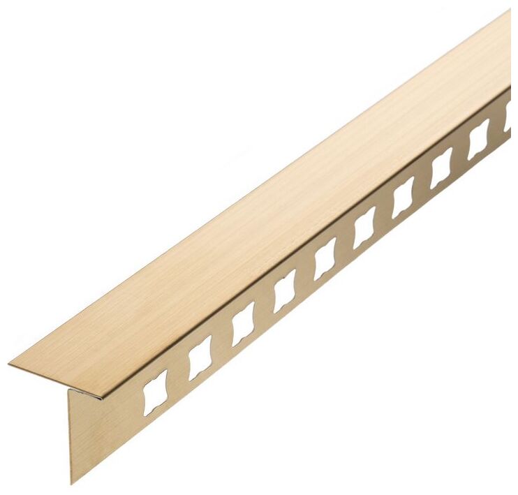 profil design pd gold lewa złota satyna listwa brodzikowa krawędziowa 120 cm - zdjęcie główne