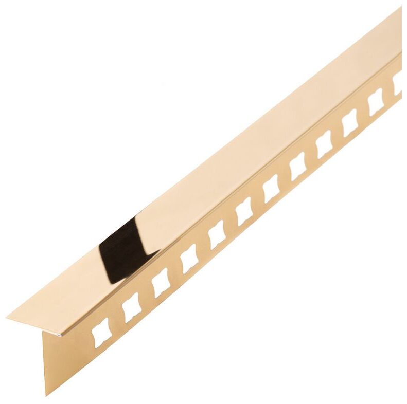 profil design pd gold prawa złote lustro listwa brodzikowa krawędziowa 120 cm - zdjęcie główne