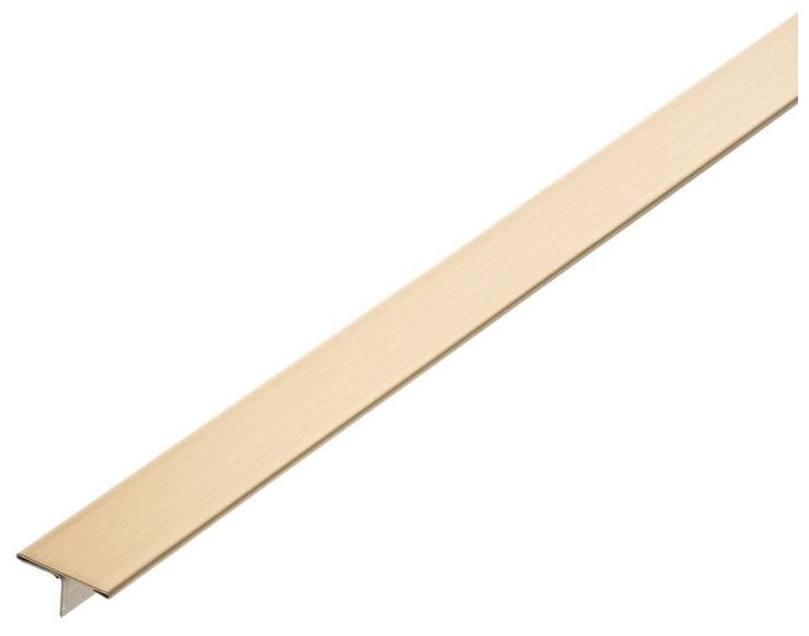 profil design pd gold satyna t20 mm złota satyna listwa podłogowa 270 cm - zdjęcie główne