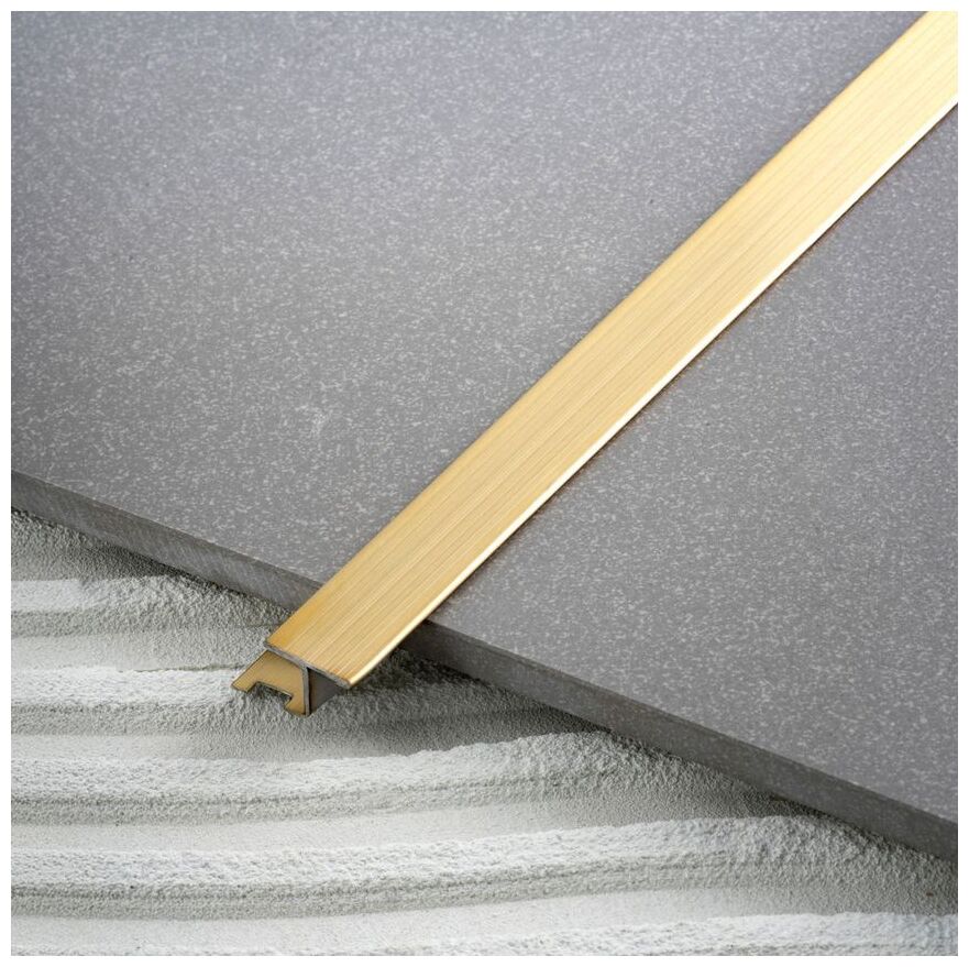 Profil Design PD Gold Satyna TYP z złota Satyna listwa podłogowa 10x20x270 CM