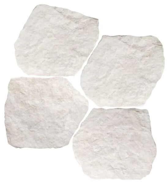Realonda Cuzco White gres 28.5x33 - biały gres imitujący kamień do łazienki i kuchni