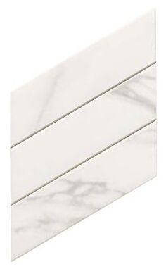 realonda diamond statuario chevron left gres 70x40 - zdjęcie główne