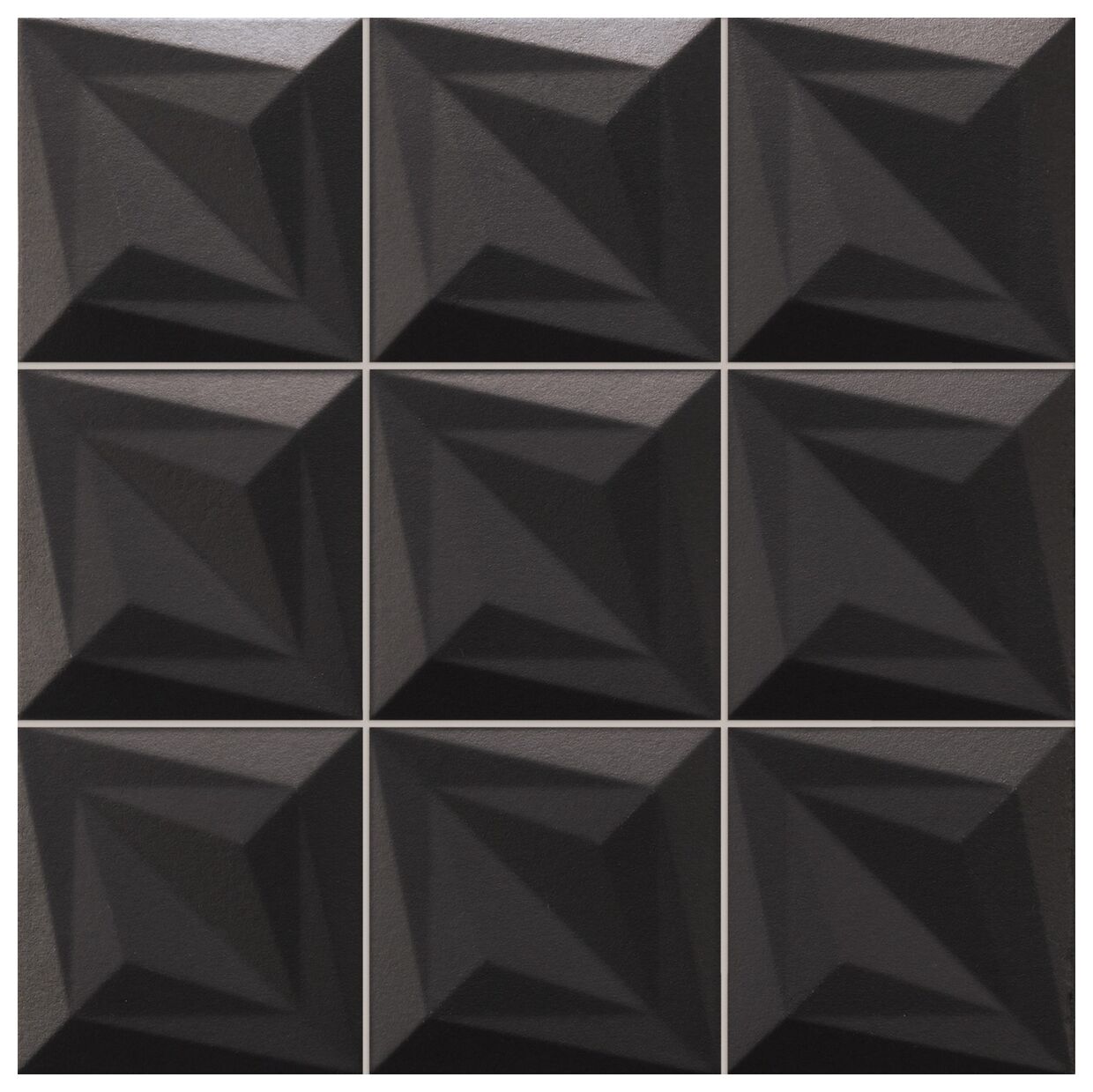 realonda delta negro płytka ścienna 33x33 - zdjęcie główne