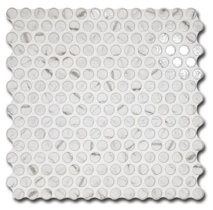 realonda penny glossy calacatta mozaika gresowa 31x31 - zdjęcie nr: 2