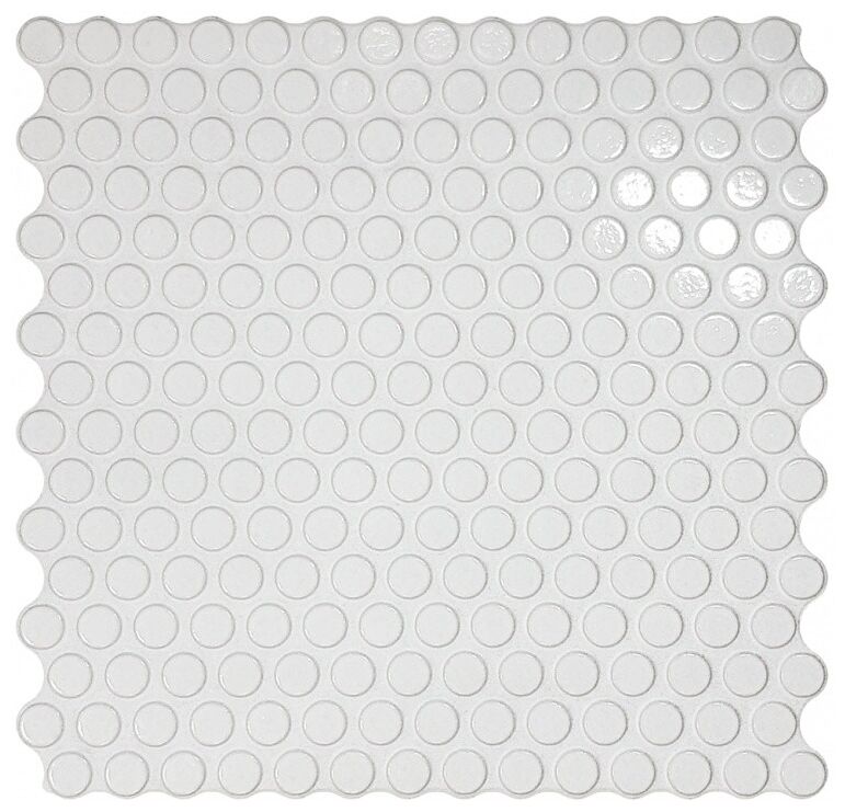 realonda penny glossy white mozaika gresowa 31x31 - zdjęcie główne