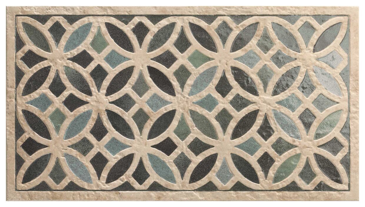 realonda dakhla aqua deco płytka ścienna 31x56 - zdjęcie główne