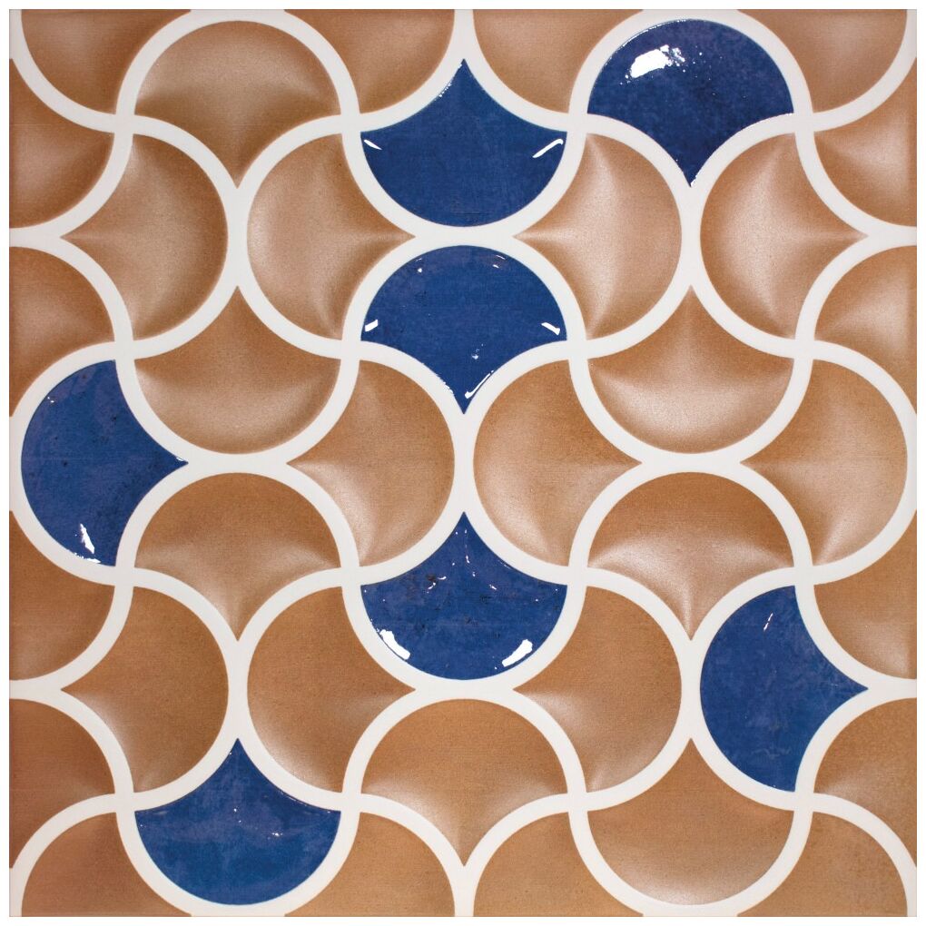 realonda bari lattice cotto cobalt płytka ścienna 33x33 - zdjęcie główne