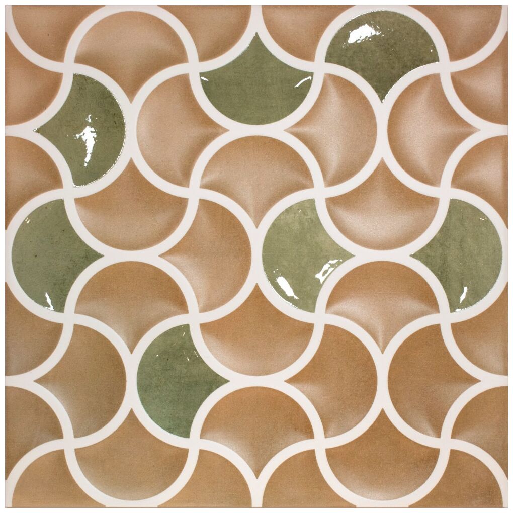 realonda bari lattice terra emerald płytka ścienna 33x33 - zdjęcie główne