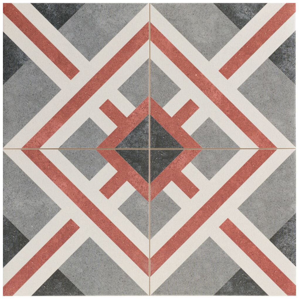 realonda havana burgundy gres 44x44 - zdjęcie główne