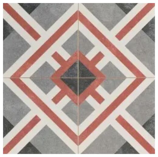 realonda havana burgundy gres 44x44 - zdjęcie nr: 2