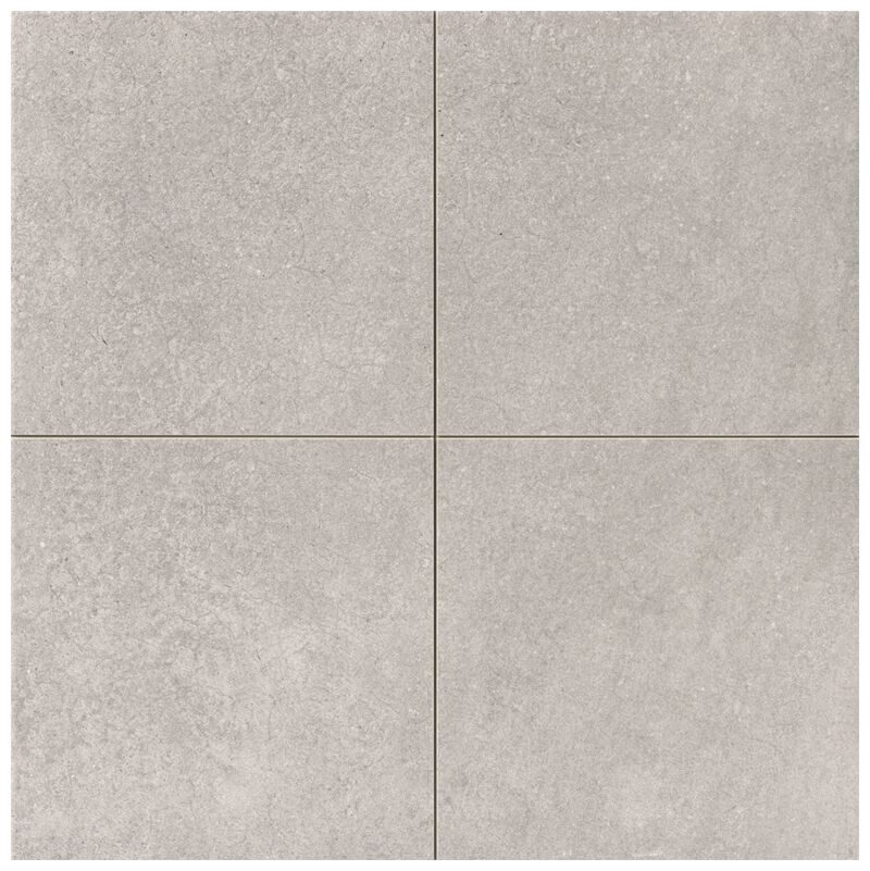 Duża płytka Skyros Gris 44x44 w jasnoszarym odcieniu z matową, jednolitą powierzchnią bez wzorów - zdjęcie nr: 2