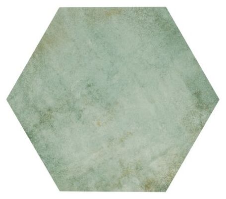 Heksagonalna płytka Oasis Aquamarine o matowej powierzchni w nieregularnych odcieniach zieleni - zdjęcie nr: 4