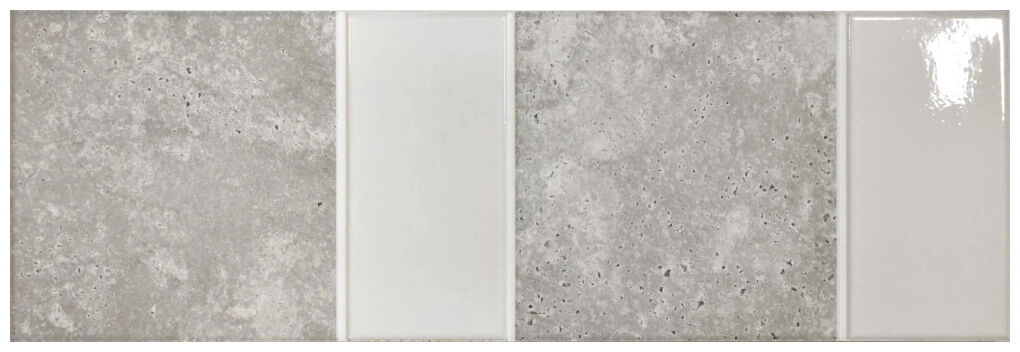 Realonda Amalfi White Rock gres 15x45 - gres hiszpański w stylu retro kuchenny i łazienkowy