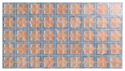 realonda tetuan  cotto blue decor gres 31x56 - zdjęcie nr: 2