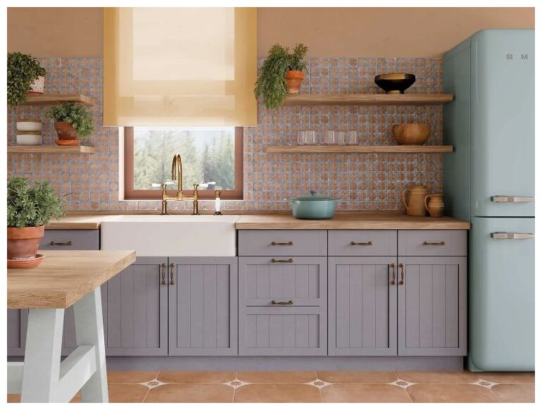 realonda tetuan  cotto blue decor gres 31x56 - zdjęcie nr: 3