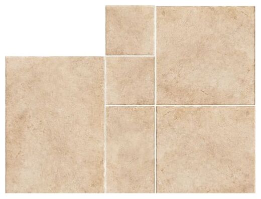 realonda modular borgogna stone beige gres 6-elementowy 44x66/44x44/22x44/22x22 - zdjęcie główne