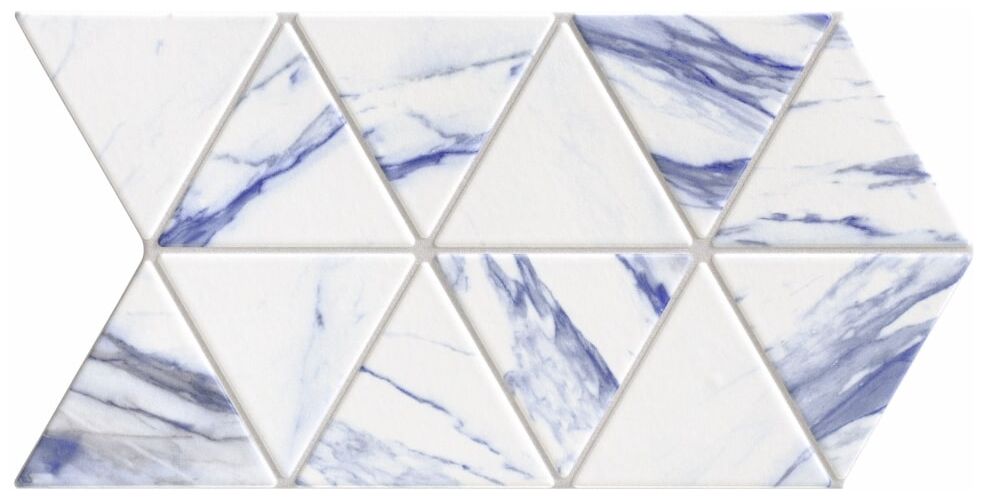 realonda thassos blue triangle gres 28x48.5 - zdjęcie główne