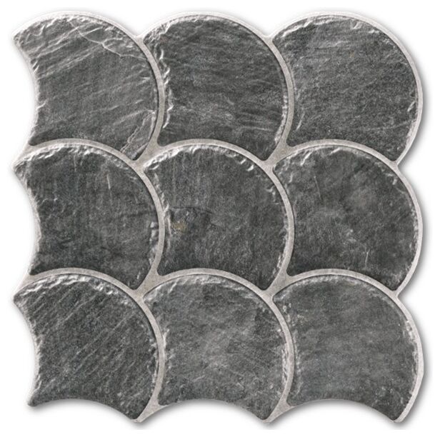 realonda scale slate black gres 30.7x30.7 - zdjęcie główne