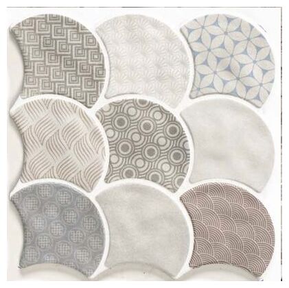 realonda scale boho white gres 30.7x30.7 - zdjęcie główne