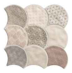 realonda scale boho white gres 30.7x30.7 - zdjęcie nr: 2