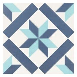 realonda hanoi star blue decor gres 33x33 