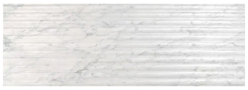 Realonda (wyprzedaż) Fluted Marmi płytka ścienna 40x120 - matowa płytka do salonu marmuropodobna