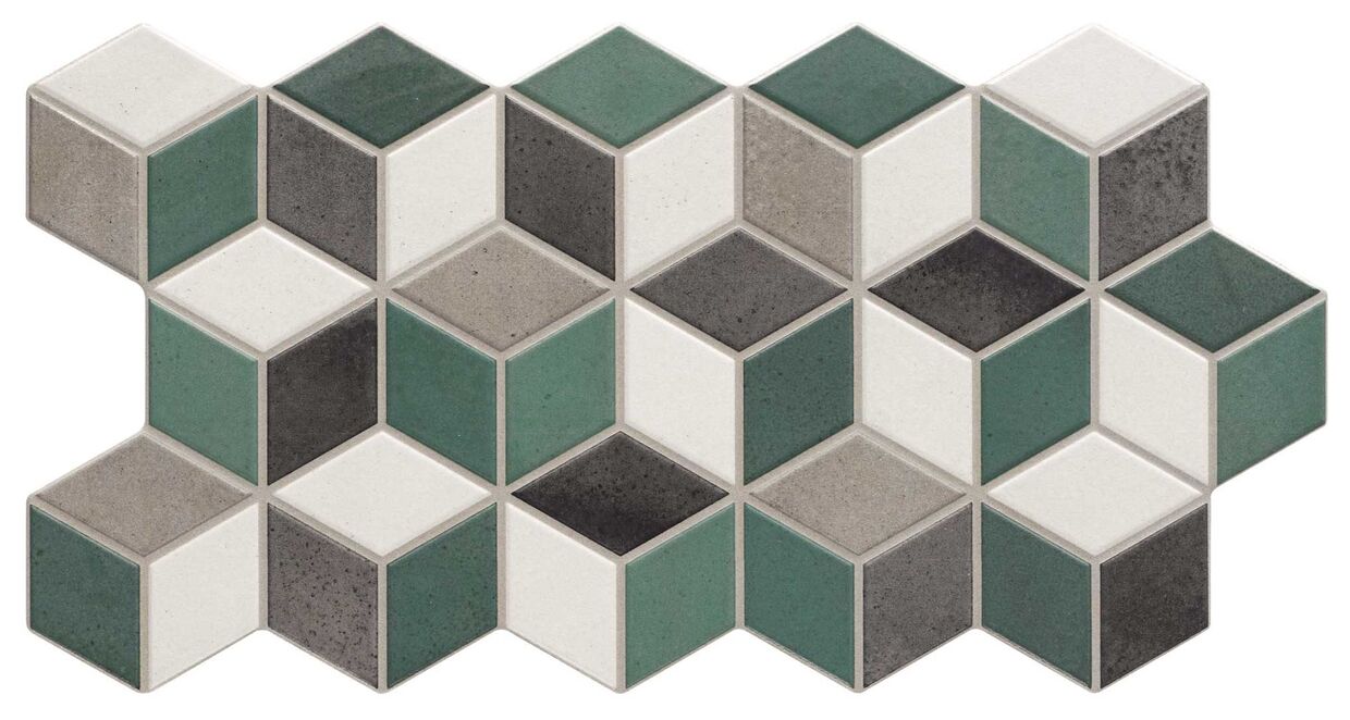 realonda rhombus emerald gres 26.5x51 - zdjęcie główne