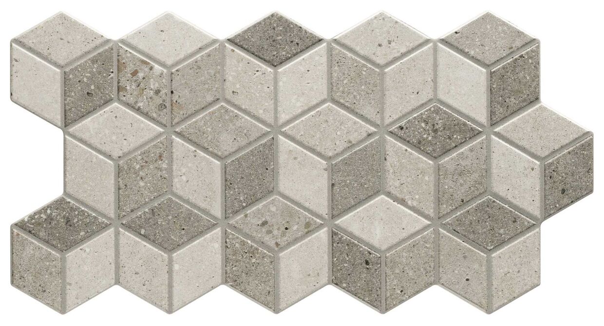 realonda rhombus stone grey gres 26.5x51 - zdjęcie główne