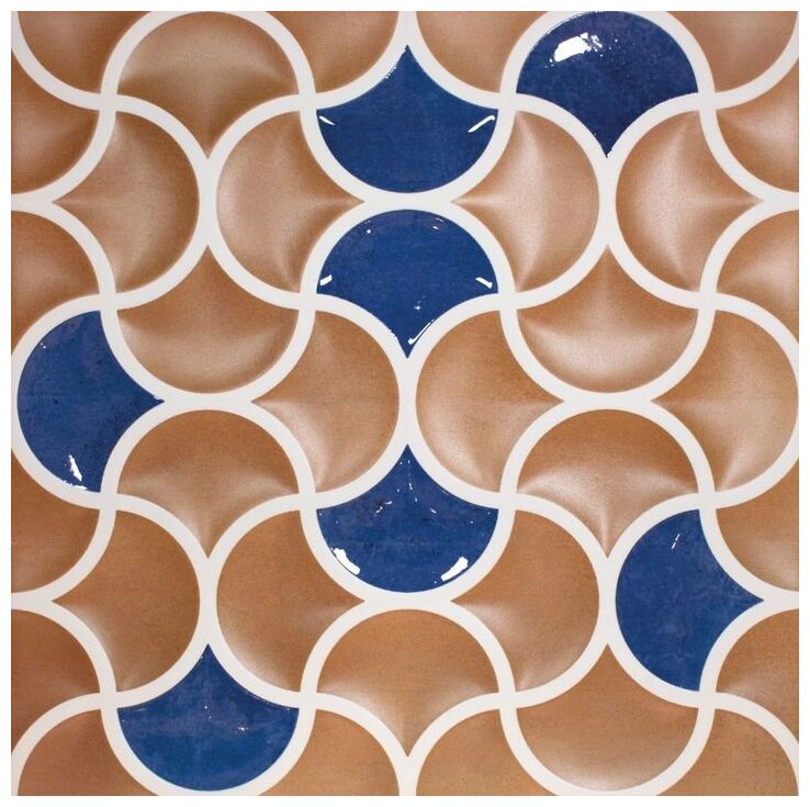 realonda bari lattice cotto cobalt płytka ścienna 33x33 - zdjęcie nr: 2