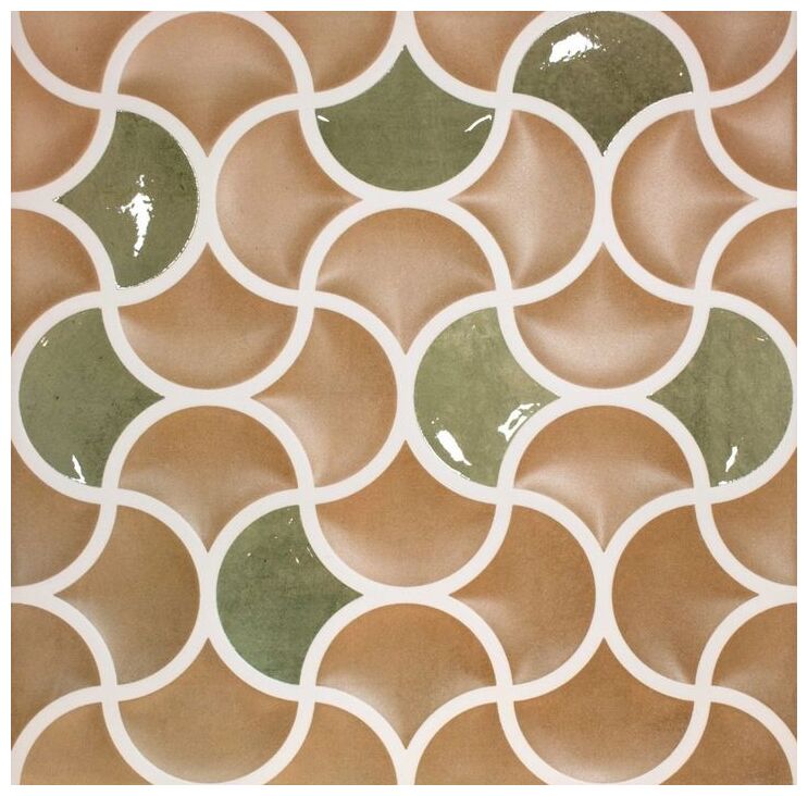 realonda bari lattice terra emerald płytka ścienna 33x33 - zdjęcie nr: 2