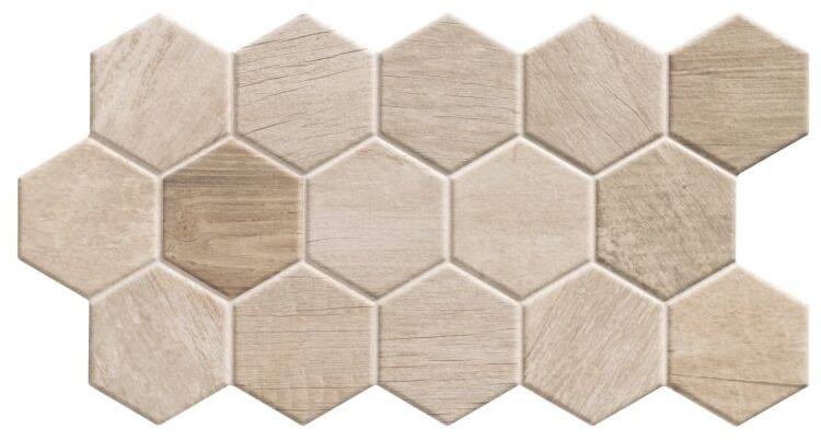 realonda sequoia camel hex gres 26.5x51 - zdjęcie główne