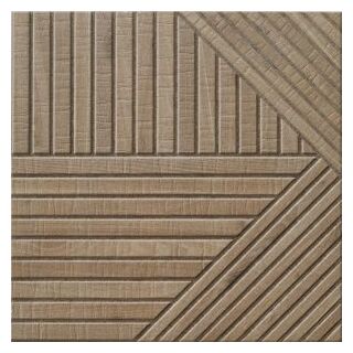 Płytka Tangram Wood Oak 44x44 z fakturą drewna i geometrycznym wzorem w matowym wykończeniu - zdjęcie nr: 2