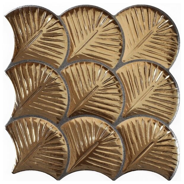 realonda scale shell gold gres 30.7x30.7 - zdjęcie główne