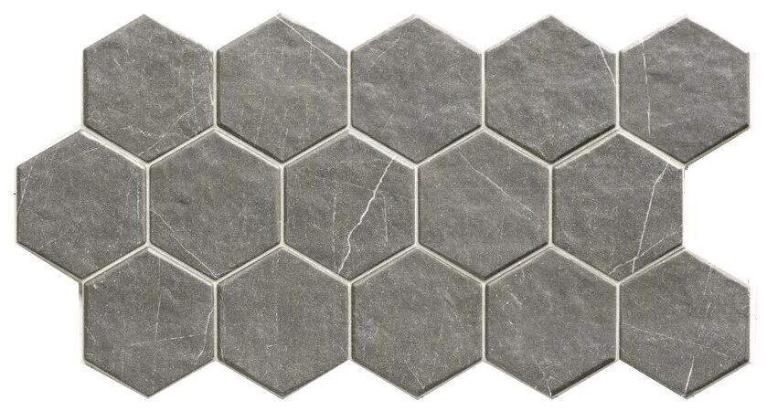 realonda muse grey hex gres 26.5x51 - zdjęcie główne