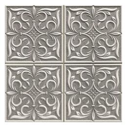 Szary gres Muse Grey LIS 33x33 z wyraźnym ornamentem na matowej i strukturalnej powierzchni - zdjęcie nr: 2