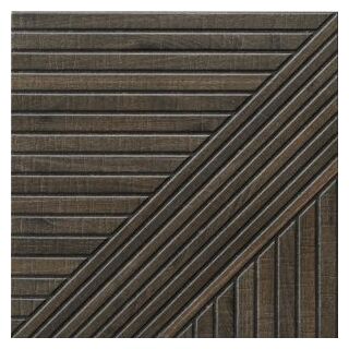 realonda tangram wood walnut gres 44x44 