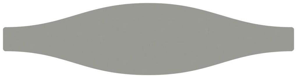 ribesalbes monochrome wave grey gloss płytka ścienna 7.5x30 - zdjęcie główne
