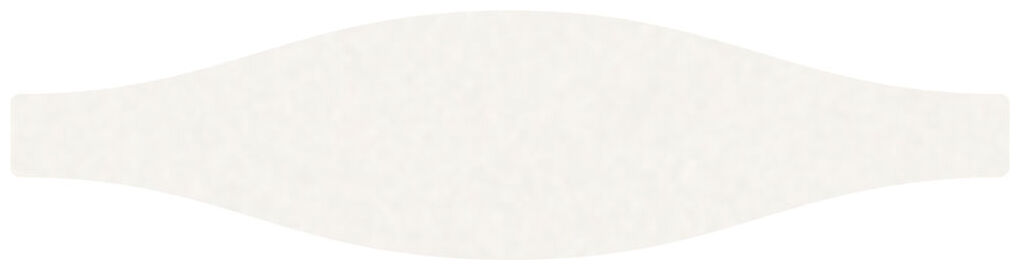 Biała płytka Monochrome Wave White Gloss z falowanymi brzegami i błyszczącą powierzchnią