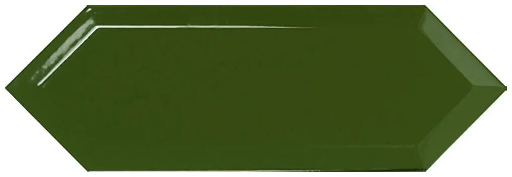Płytka Picket Beveled Forest Brillo w intensywnie zielonym kolorze z błyszczącą powierzchnią