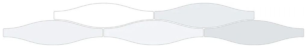 ribesalbes sailing wave foam gloss płytka ścienna 7.5x30 - zdjęcie główne