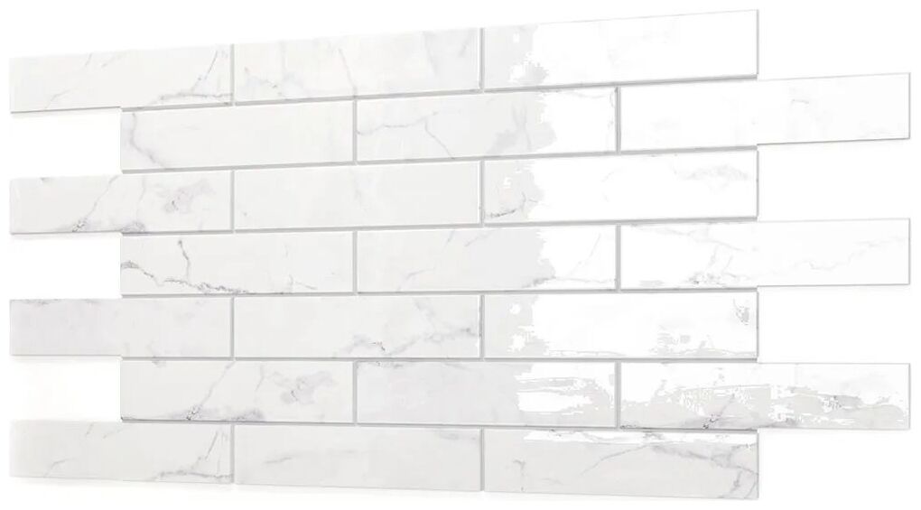 ribesalbes shaped marble carrara gloss płytka ścienna 6x25 - zdjęcie nr: 3