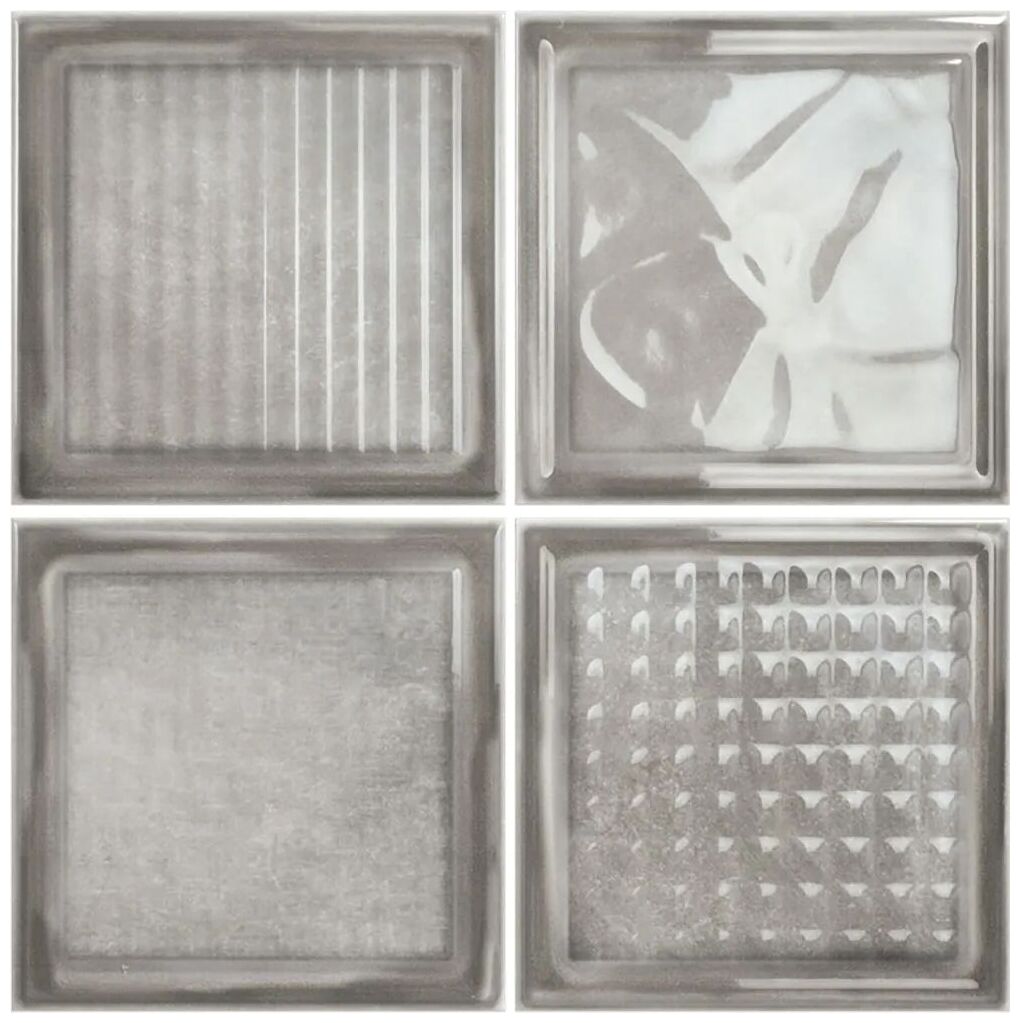 ribesalbes crystal black glossy płytka ścienna 20x20 - zdjęcie główne