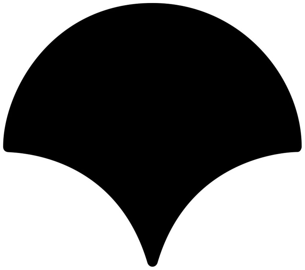 ribesalbes monochrome drop black gloss płytka ścienna 15.2x17.2 - zdjęcie główne