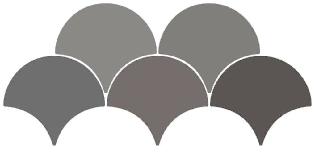 ribesalbes sailing drop dark grey gloss płytka ścienna 15.2x17.2 - zdjęcie główne