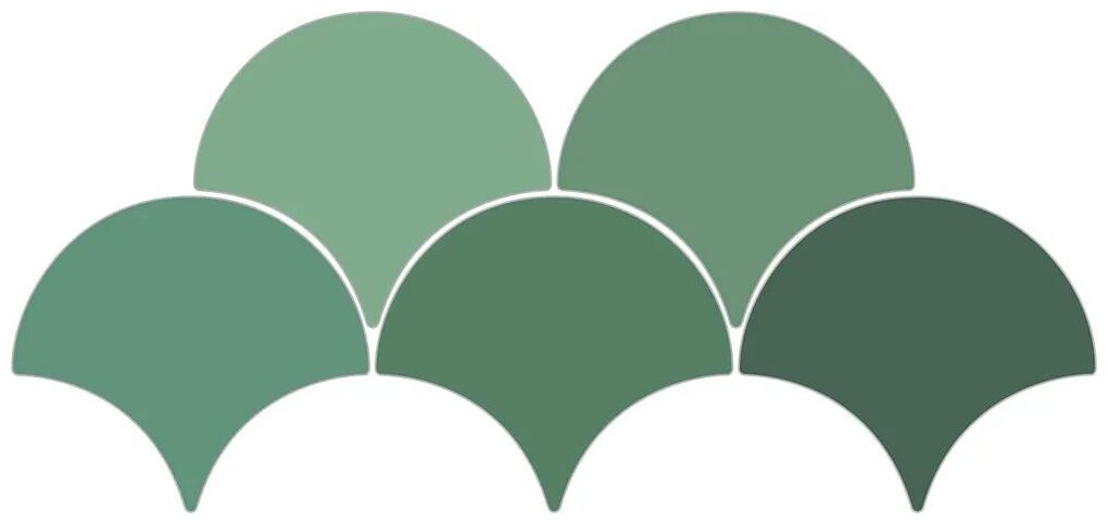 ribesalbes sailing drop emerald gloss płytka ścienna 15.2x17.2 - zdjęcie główne