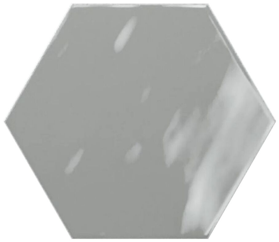 ribesalbes geometry grey hex płytka ścienna 15x17.3 - zdjęcie główne