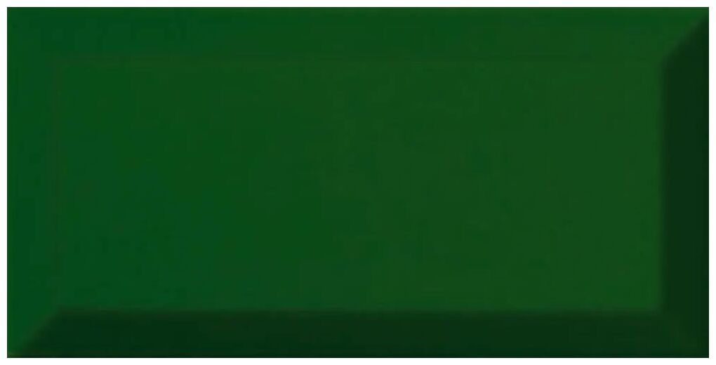 ribesalbes bisel verde brillo płytka ścienna 7.5x15 - zdjęcie główne