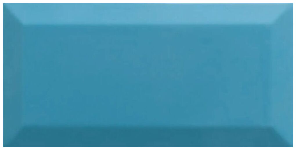 ribesalbes bisel teal brillo płytka ścienna 7.5x15 - zdjęcie główne