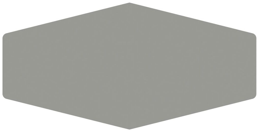 ribesalbes monochrome hex grey gloss płytka ścienna 10x20 - zdjęcie główne