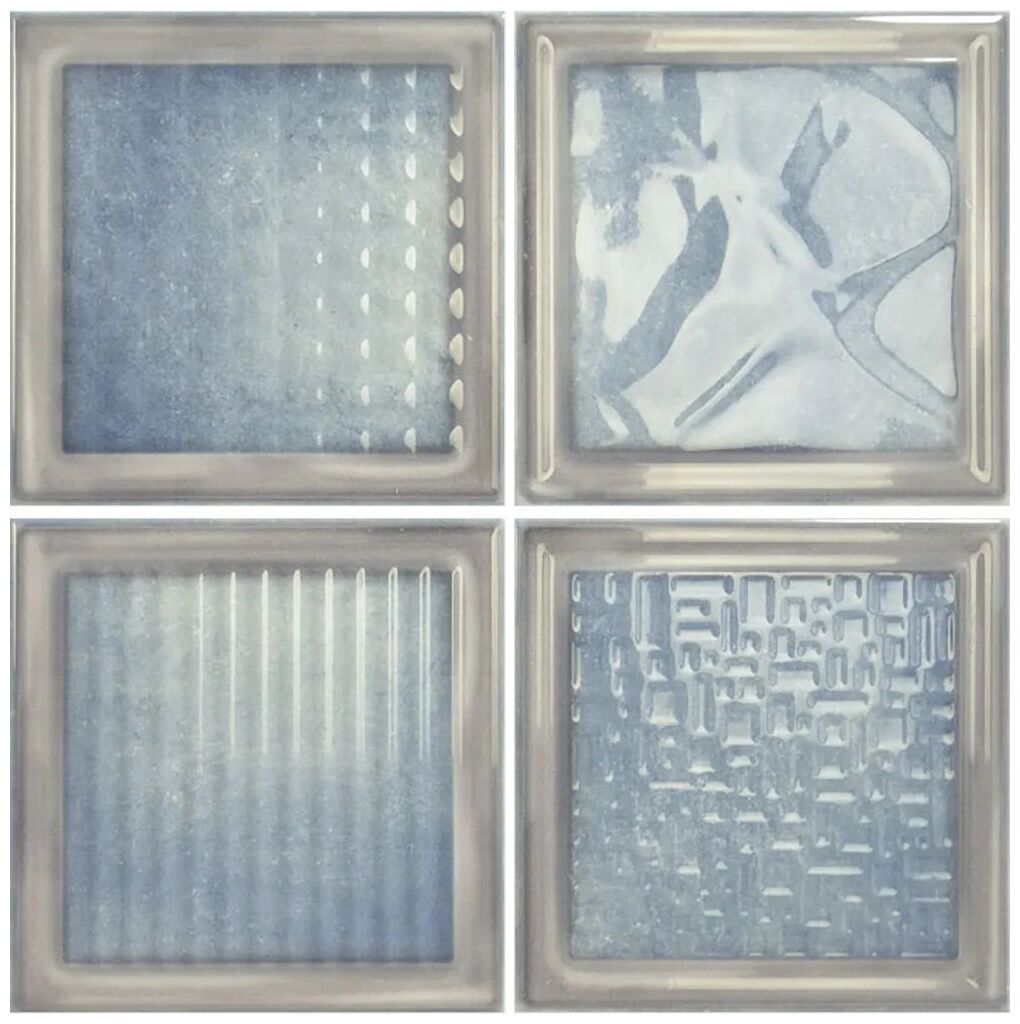 ribesalbes crystal blue glossy płytka ścienna 20x20 - zdjęcie główne